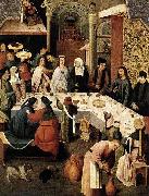 Hieronymus Bosch The Marriage at Cana oil painting reproduction
